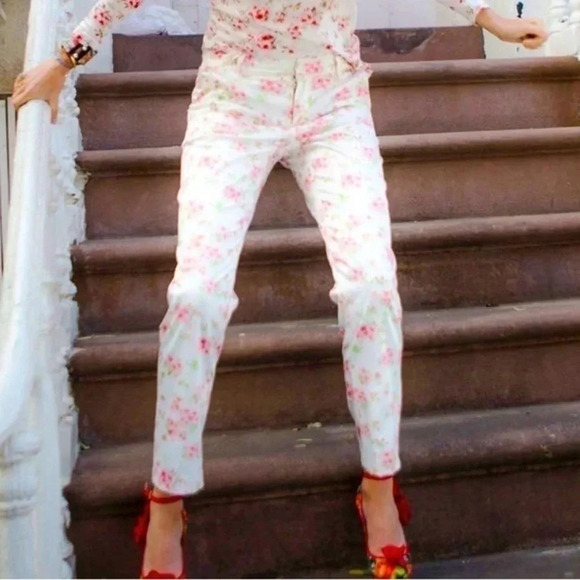 PJK Patterson J. Kincaid Pants - PJK Patterson J. Kincaid Sateen Floral Pants Size Medium